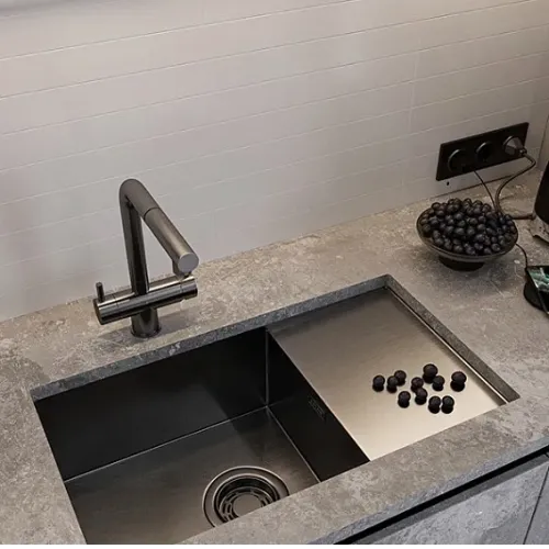 Кухонная мойка EMAR EMB-124 Nano Dark