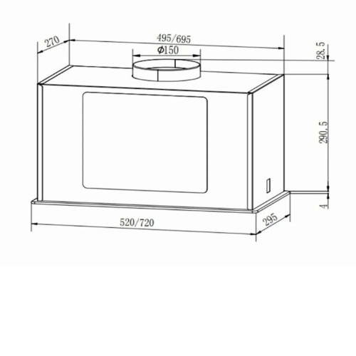 Вытяжка FABER ARIA WH 52 (305.0702.959)