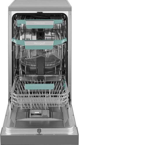 Посудомоечная машина WEISSGAUFF DW 4539 Inverter Touch AutoOpen Inox