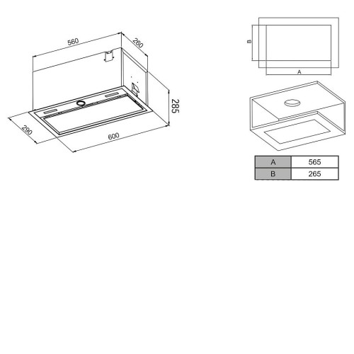 Вытяжка HAIER HVX-BI664GB