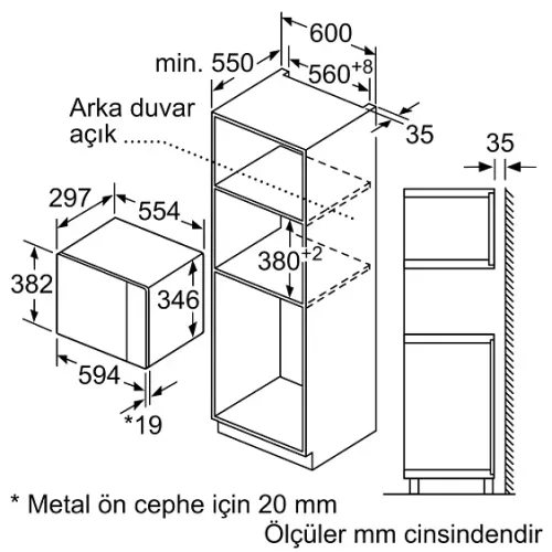 Микроволновая печь BOSCH BFL524MB2