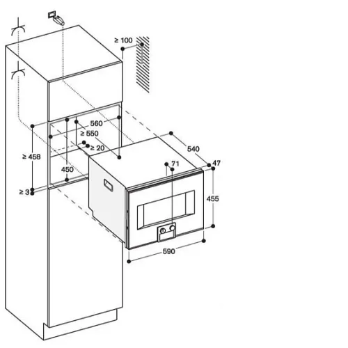 Духовой шкаф GAGGENAU BS455111
