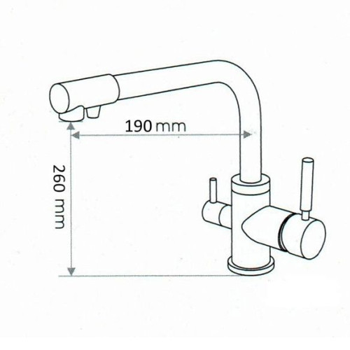 Смеситель EMAR ECB-3003N PVD Coppery