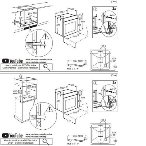 Духовой шкаф ELECTROLUX KOD5C70BX