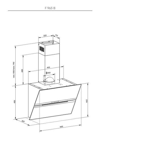 Вытяжка KUPPERSBERG F 963 B