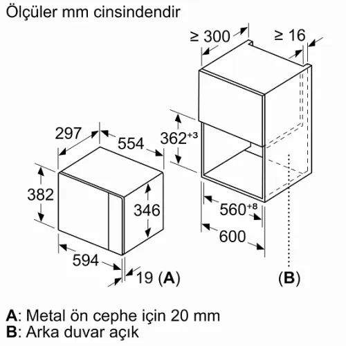 Микроволновая печь BOSCH BFL524MB2
