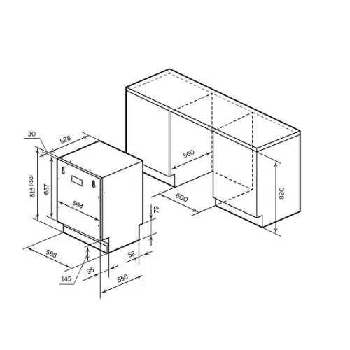 Посудомоечная машина MILLEN MDW 603