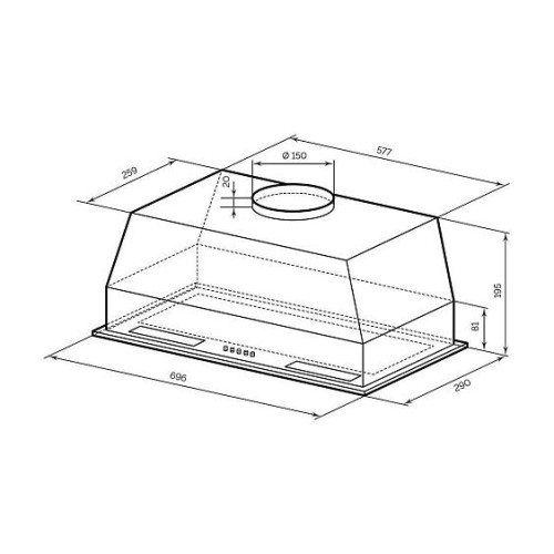 Вытяжка LEX HYPER 900 Inverter BL