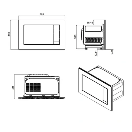 Микроволновая печь KUPPERSBERG HMW 622 B