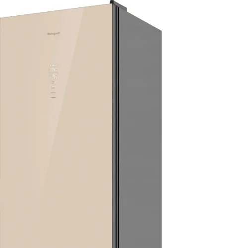 Холодильник WEISSGAUFF WRK 185 Total NoFrost Inverter Beige Glass