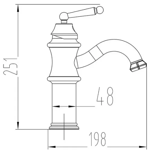 Смеситель Milacio Yeste MC.508.WH белый