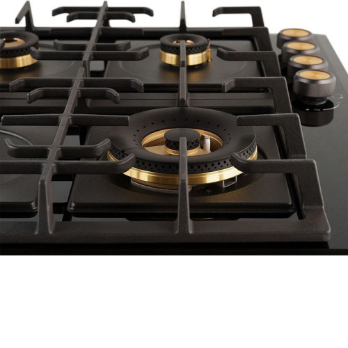 Варочная поверхность WEISSGAUFF HGG 641 BV Volcano Burner Nano Glass