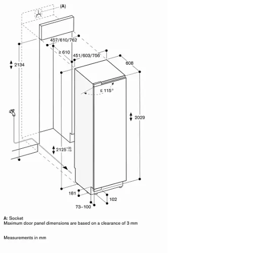 Морозильная камера GAGGENAU RF411306