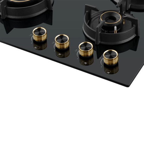 Варочная поверхность WEISSGAUFF HGG 640 BG Premium Brass