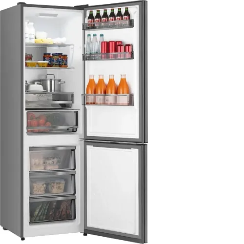 Холодильник WEISSGAUFF WRK 2000 Total NoFrost Inverter Bru Steel Glass