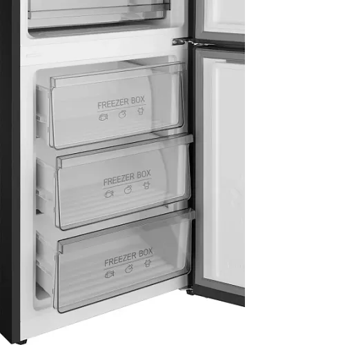 Холодильник WEISSGAUFF WRK 185 Total NoFrost Inverter Black Inox