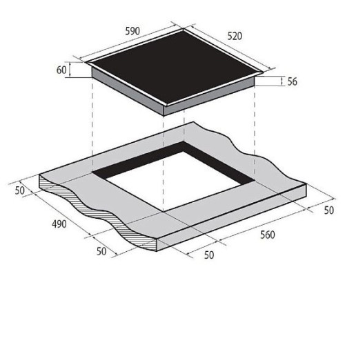 Варочная поверхность ZUGEL ZIH604W