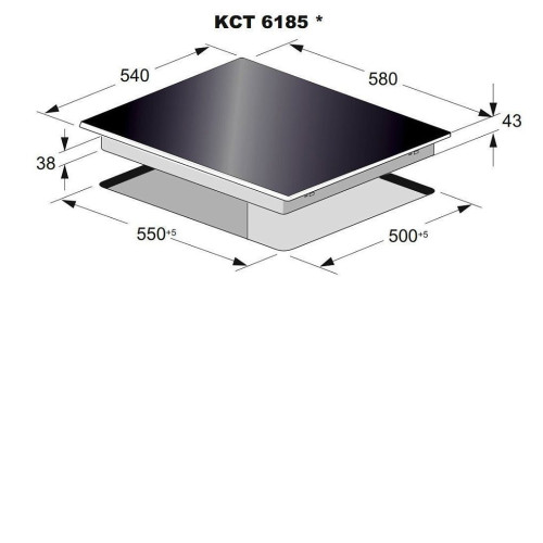 Варочная поверхность KAISER KCT 6185 RotEm