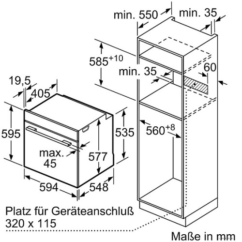 Духовой шкаф BOSCH HRG6753S2