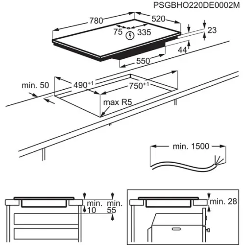 Варочная поверхность ELECTROLUX KIV83443CT