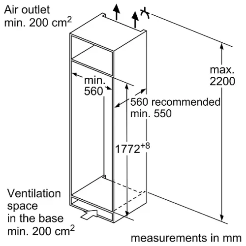 Холодильник BOSCH KIR81VFE0