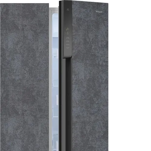 Холодильник WEISSGAUFF WSBS 500 Inverter NoFrost Rock Glass