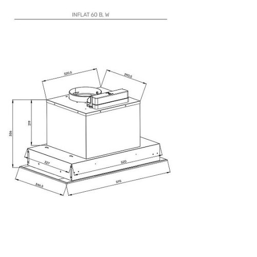 Вытяжка KUPPERSBERG INFLAT 60 W