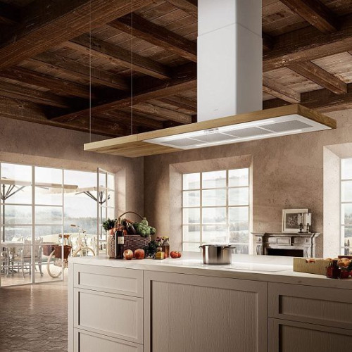 Вытяжка ELICA BIO ISLAND WH/A/120X53 ROVERE (PRF0148081A)