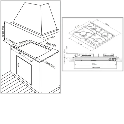 Варочная поверхность DE DIETRICH DPE4610W