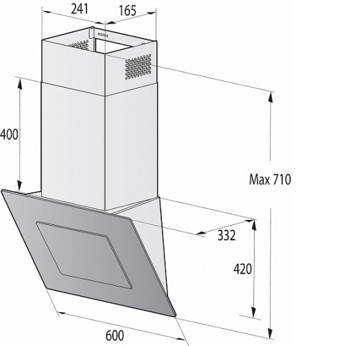 Вытяжка GORENJE WHI646E7BP