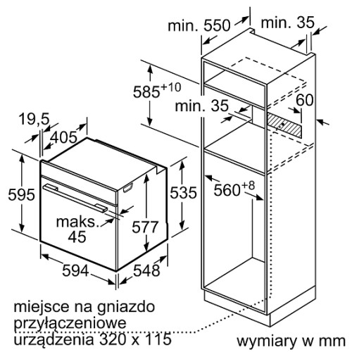 Духовой шкаф BOSCH HBG7341B2