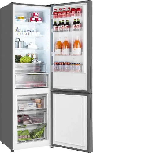 Холодильник WEISSGAUFF WRK 2000 Full NoFrost Inverter Grey Glass