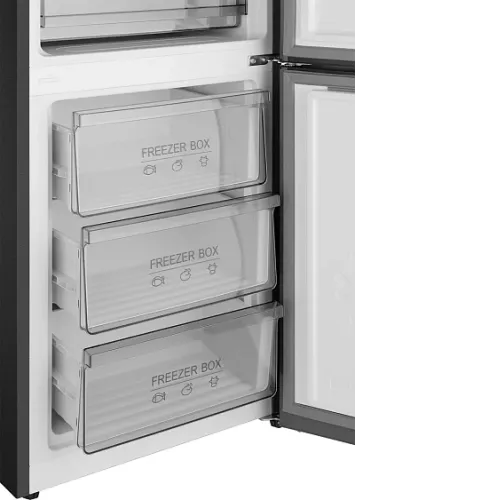 Холодильник WEISSGAUFF WRK 185 Total NoFrost Inverter Black Glass