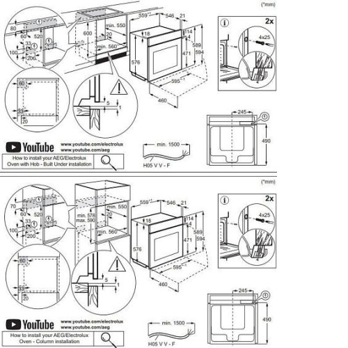 Духовой шкаф ELECTROLUX EOABS39WZ
